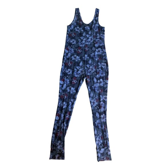 PINK Victoria's Secret Hawaiian Floral Print Tank Jumpsuit Size Medium - Picture 4 of 9